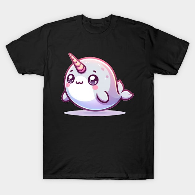 Kawaii Narwhal T-Shirt by Maries Papier Bleu